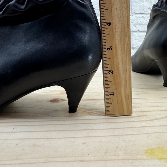 JEFFREY CAMPBELL Women's Black Zosia Kitten Heel Booties Elastic Ankle Sz 7.5 - Picture 11 of 15